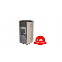 SOBA PE PELEȚI FALCON COMODO TREND P10 CU AER CALD (10 KW - CREMĂ)