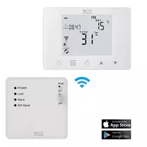 FALCON RF-WIFI Control programozható vezeték nélküli szobatermosztát fűtéshez és hűtéshez (iOS / Android)