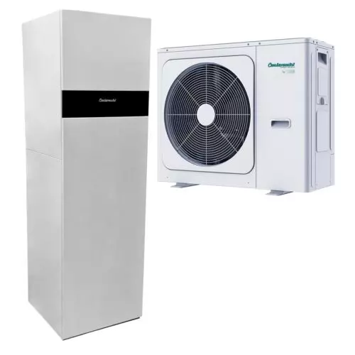 Pompă de căldură aer-apă Centrometal HP-Cm Split Tower EH de 6 kW cu compresor cu invertor  (R32 / 230V / A+++)